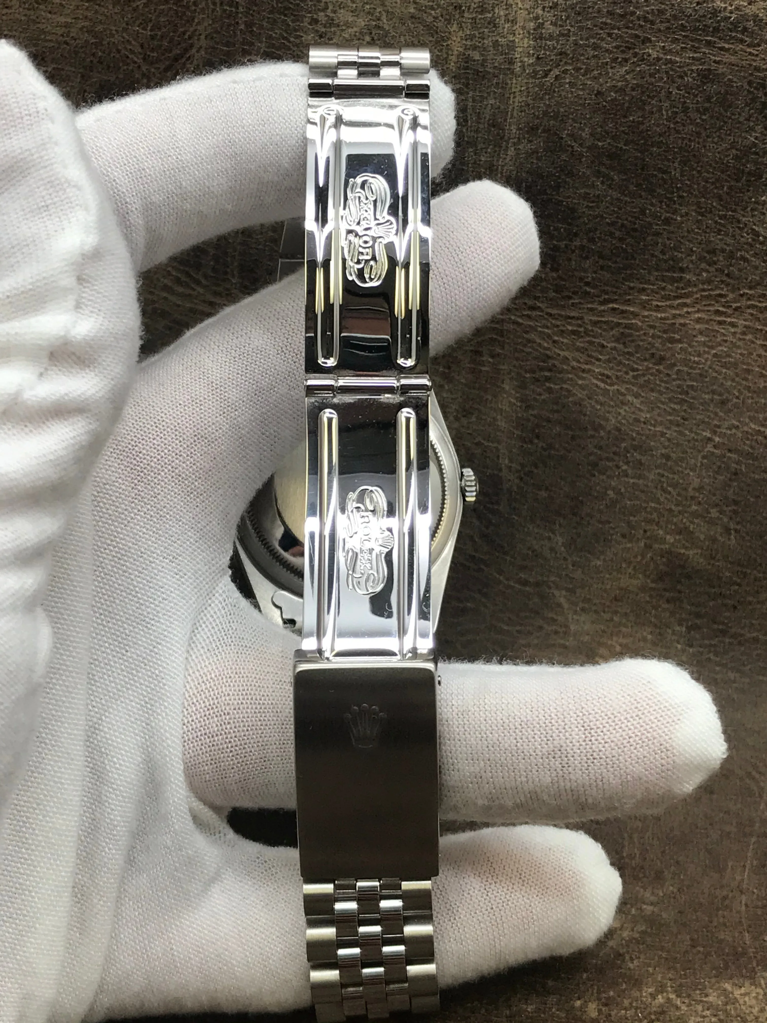Rolex Datejust Turn-o-graph 16264 Silver Dial Automatic Men's Watch