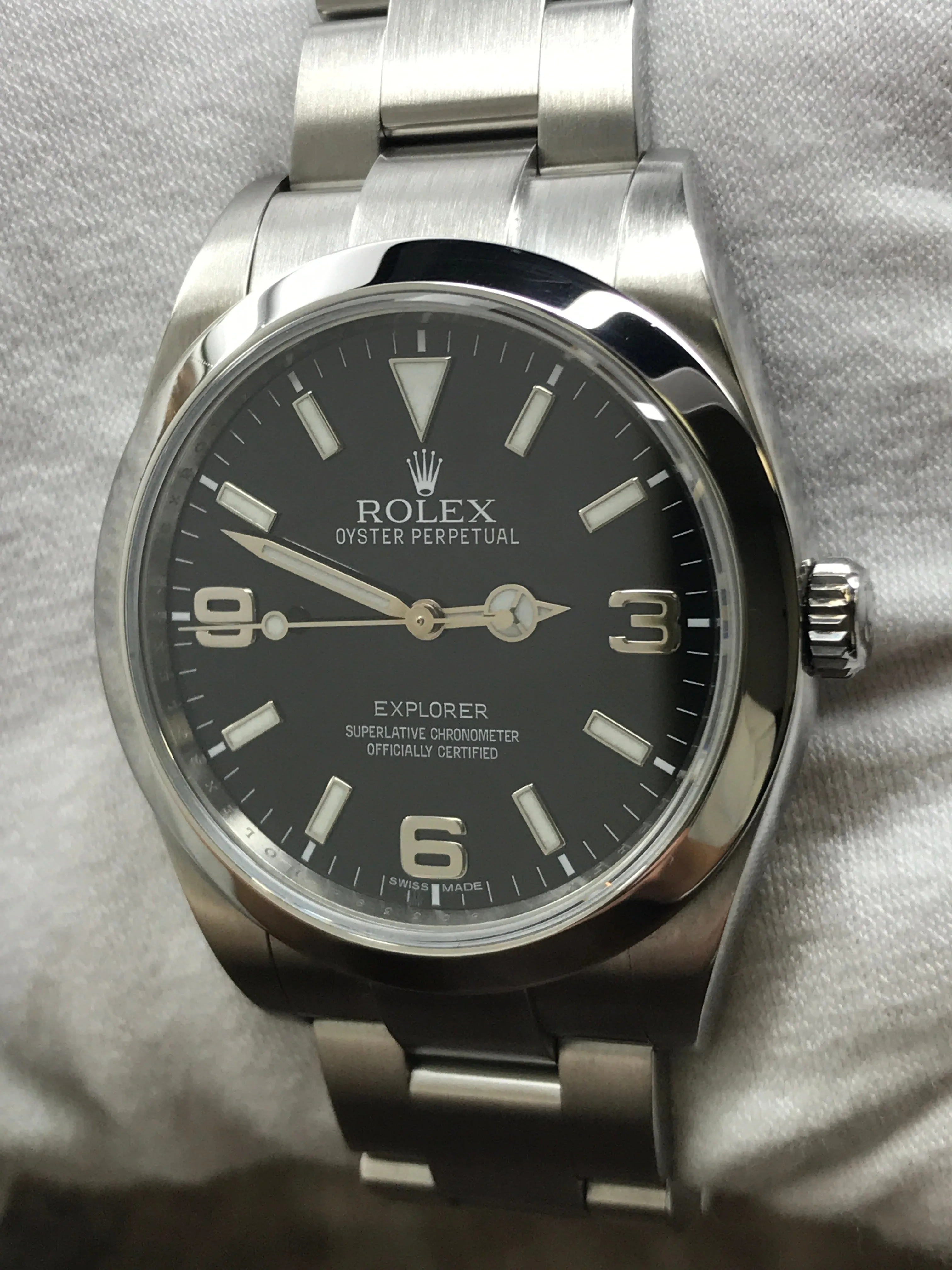 Rolex Explorer I 214270 Black Dial Automatic Men's Watch