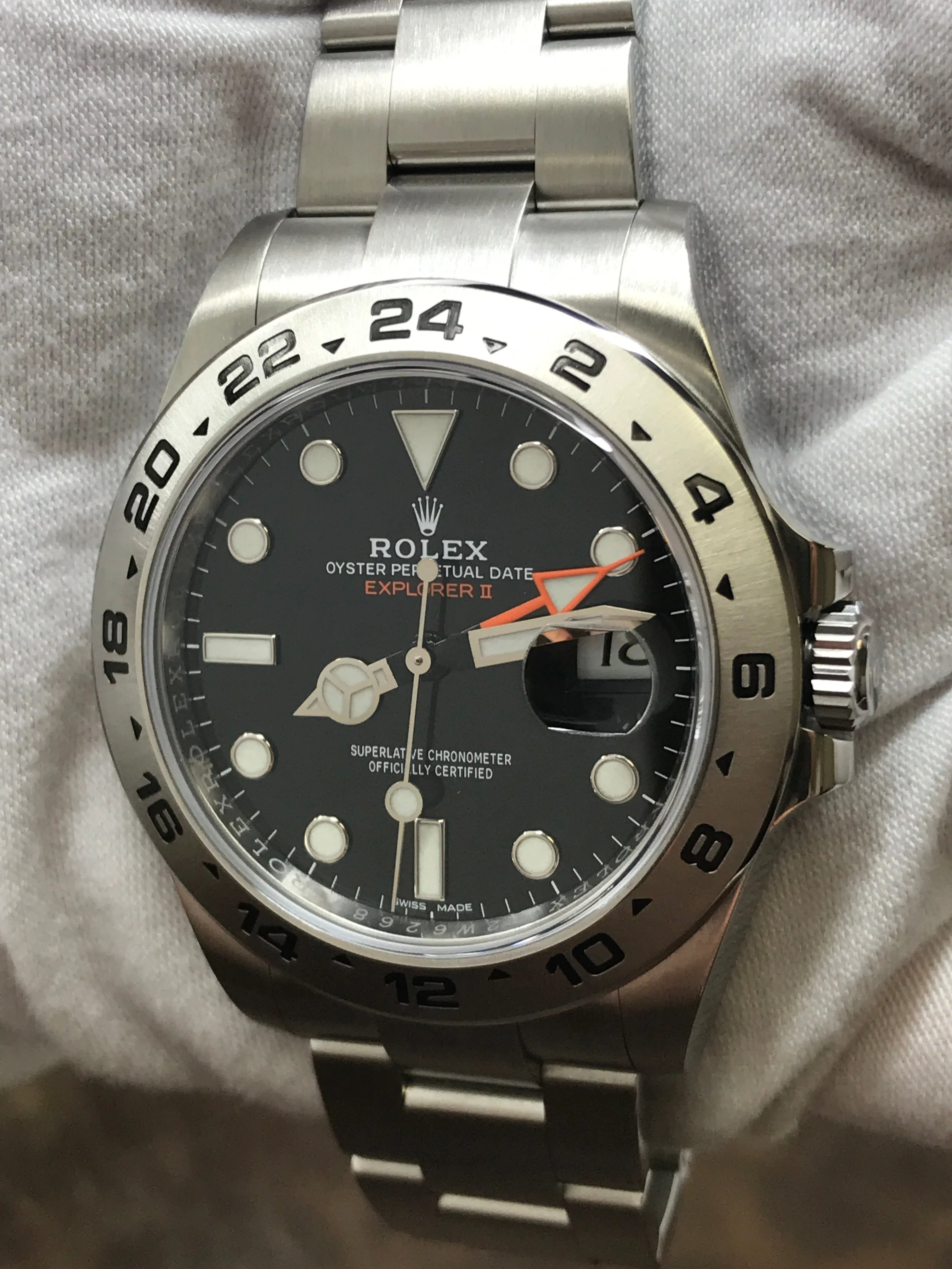 Rolex Explorer II 216570 Black Dial Automatic Men's Watch