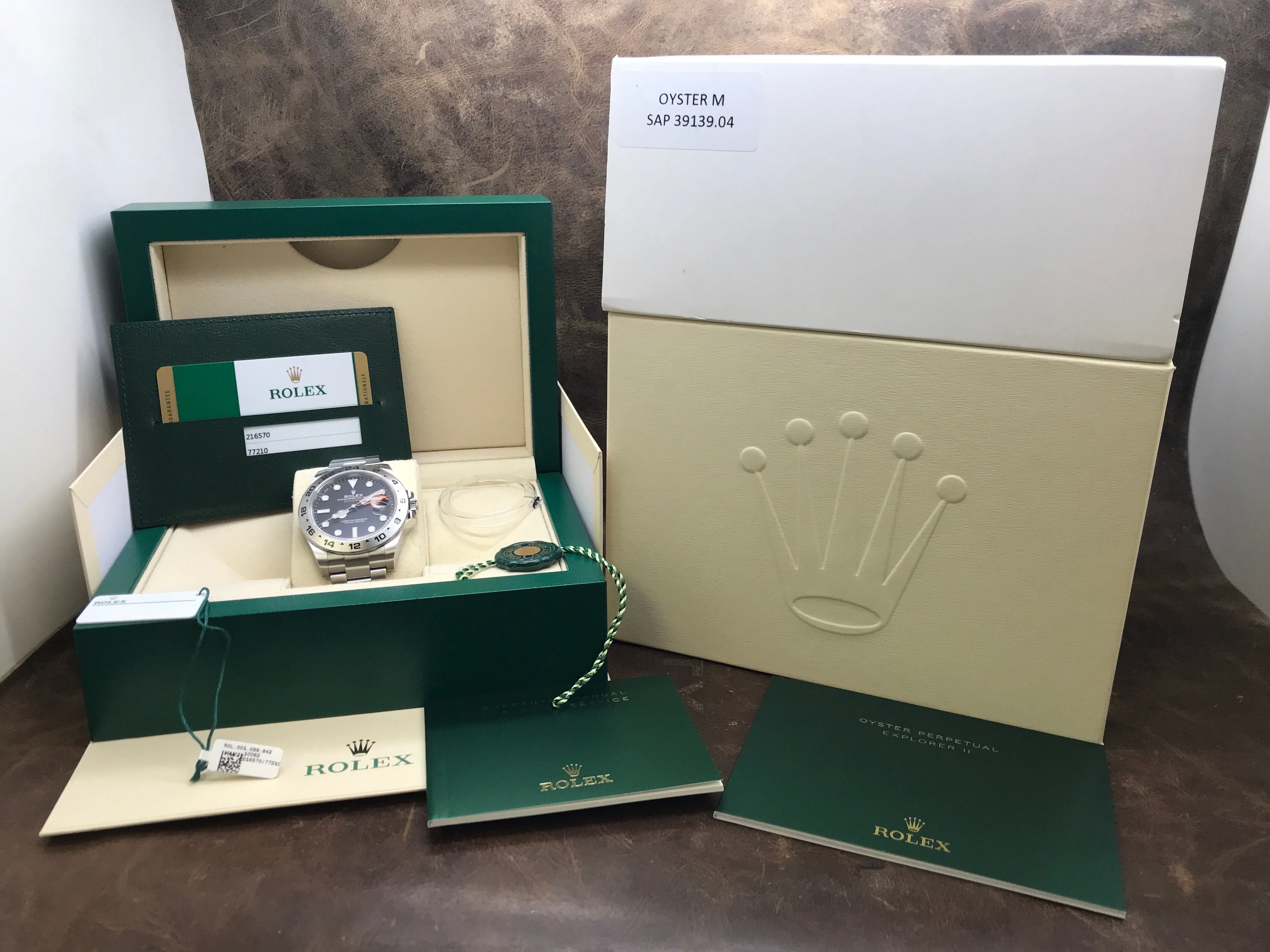 Rolex Explorer II 216570 Black Dial Automatic Men's Watch