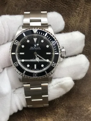 Rolex No Date Submariner 14060 Black Dial Automatic Men's Watch