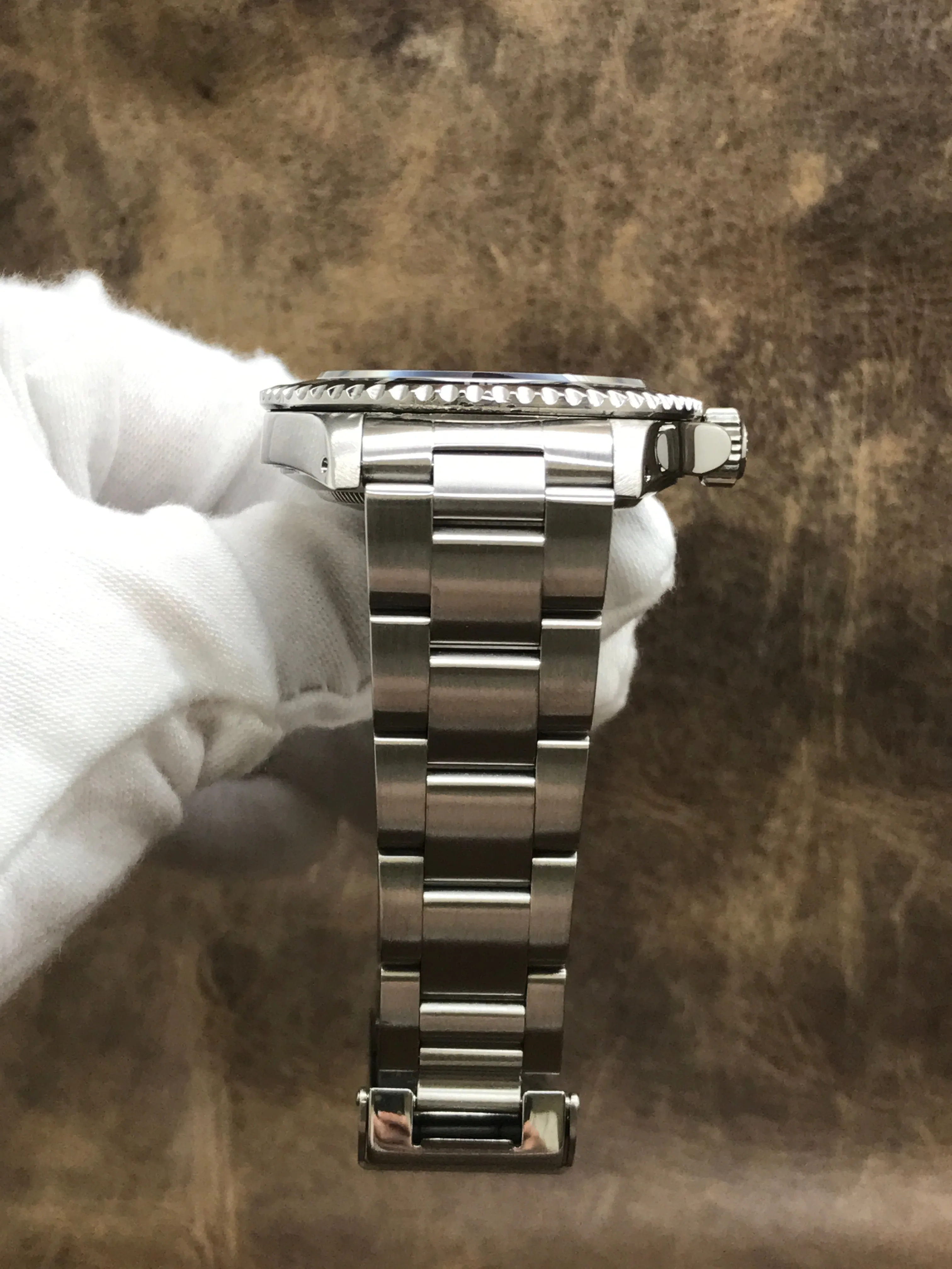 Rolex No Date Submariner SEL 14060 Black Dial Automatic Men's Watch