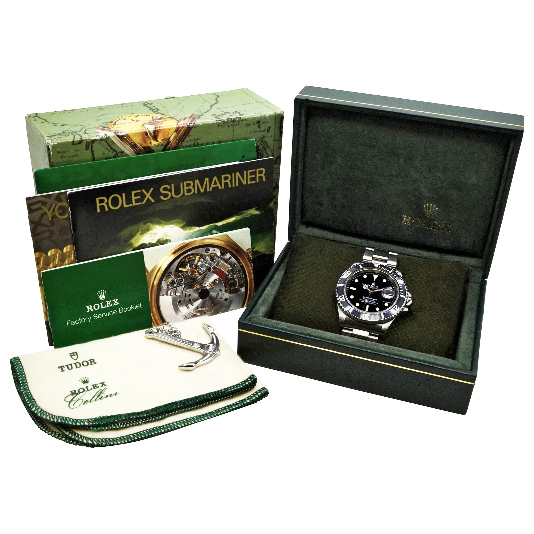 Rolex Submariner Date 16610 Black Dial Automatic Men's Watch