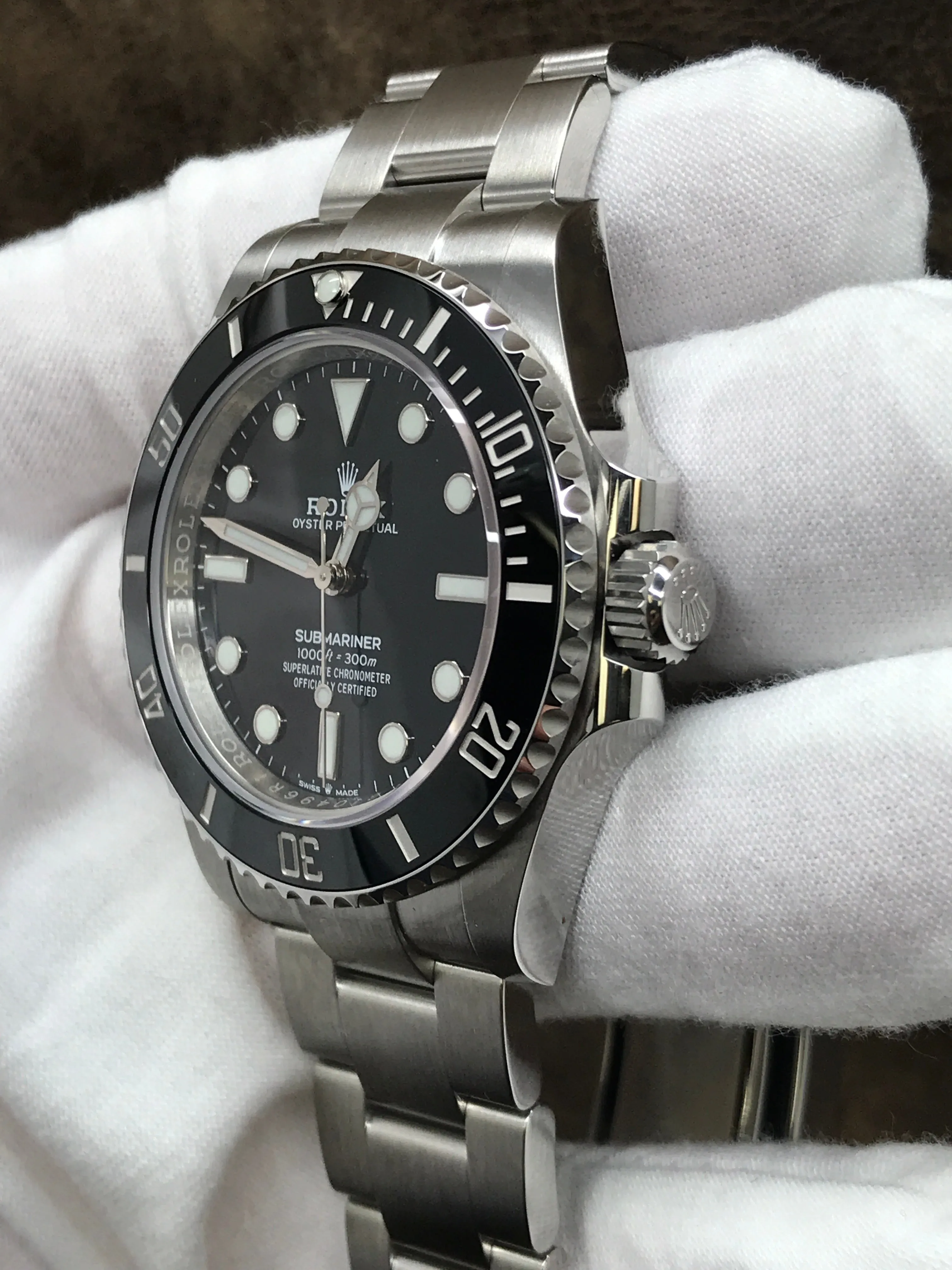 Rolex Submariner No Date 41mm 124060 Black Dial Automatic Men's Watch