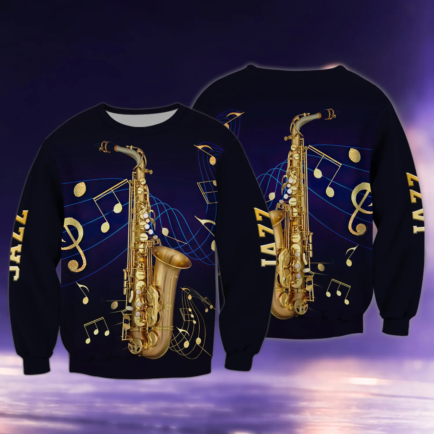 Saxophone Z125 - 3D Full Print Shirts