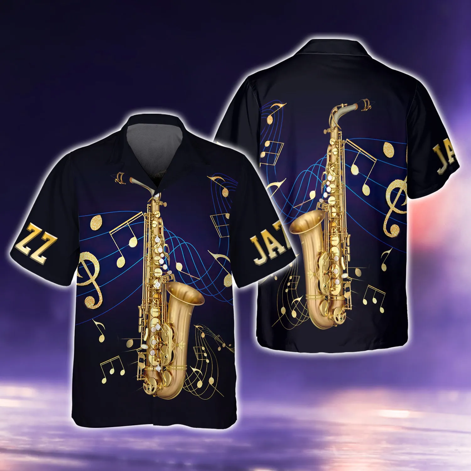 Saxophone Z125 - 3D Full Print Shirts