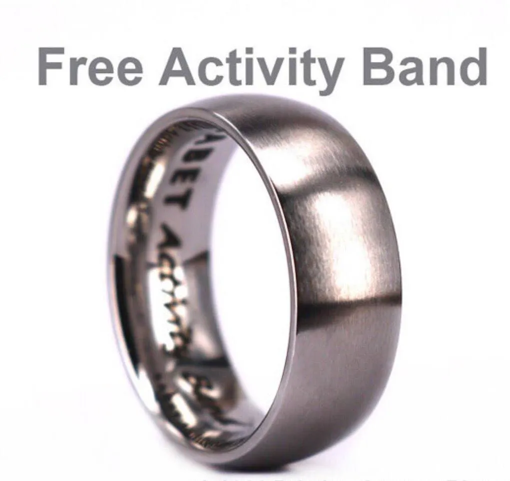 Shadow Opal - Opal and Koa Wood Black Ceramic Men's Wedding Band 6MM-8MM
