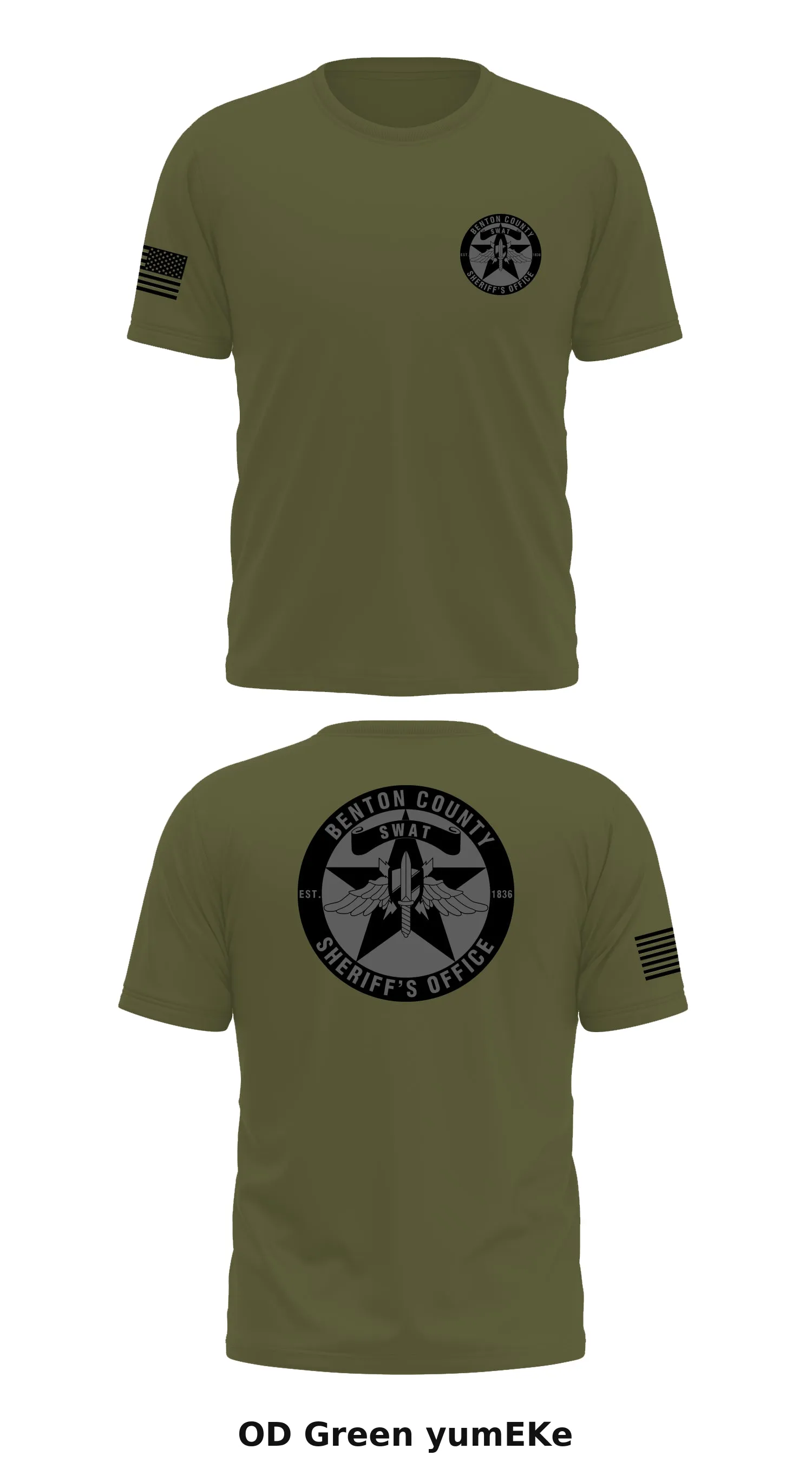 Short Core Men's SS Performance Tee - yumEKe
