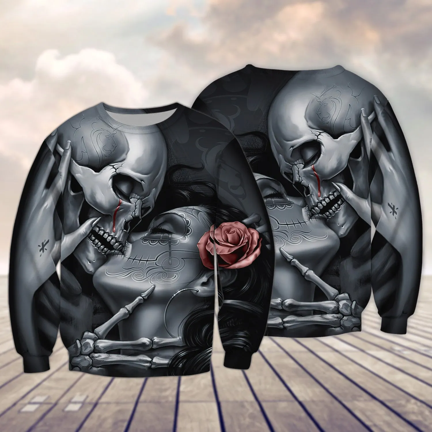 Skull Tattoo 3D Full Print