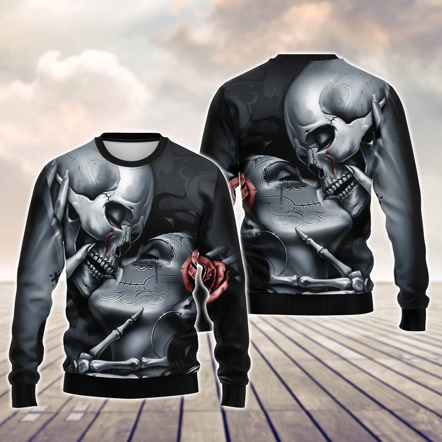 Skull Tattoo 3D Full Print