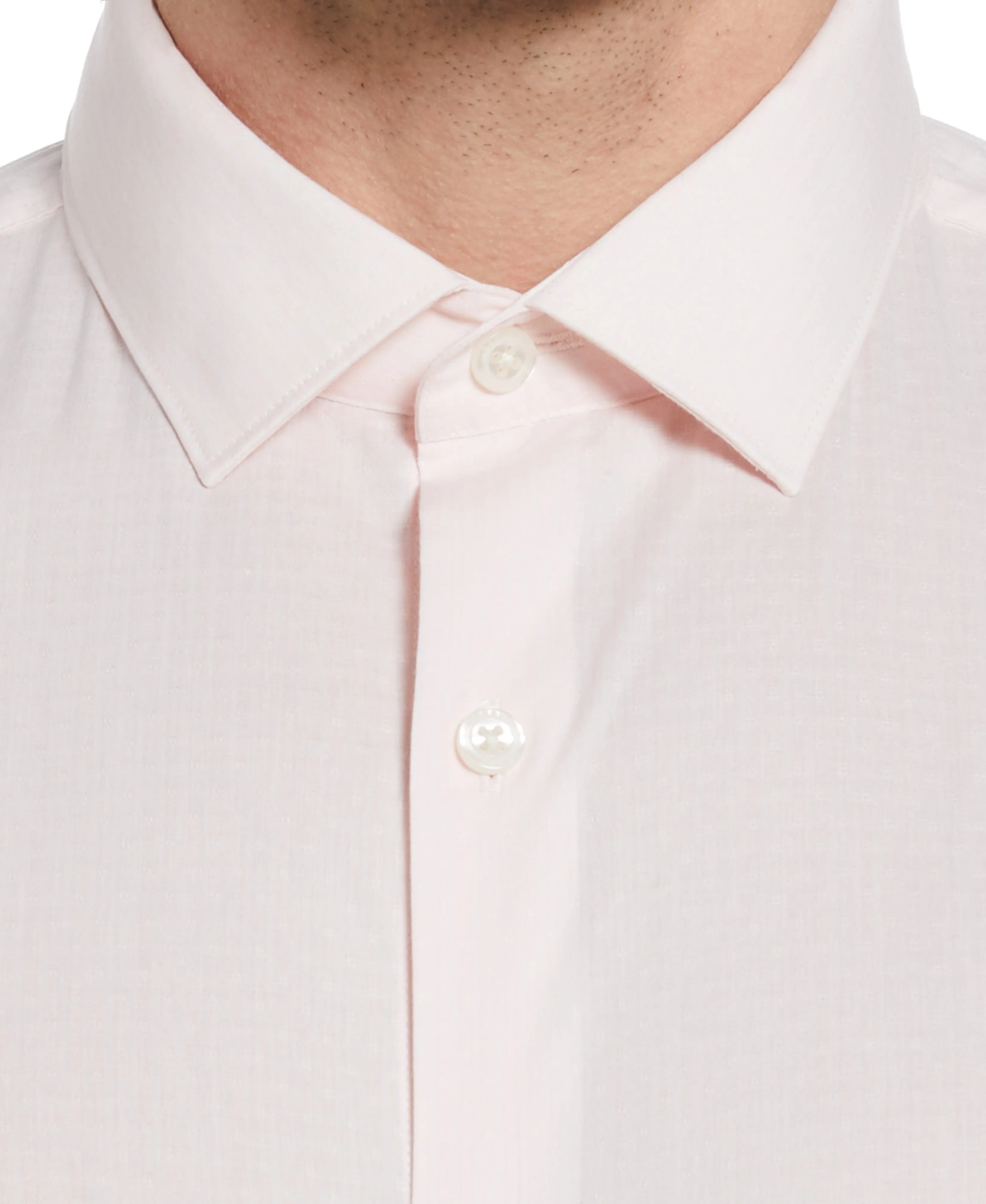 Slim Fit Dobby Stripe Dress Shirt