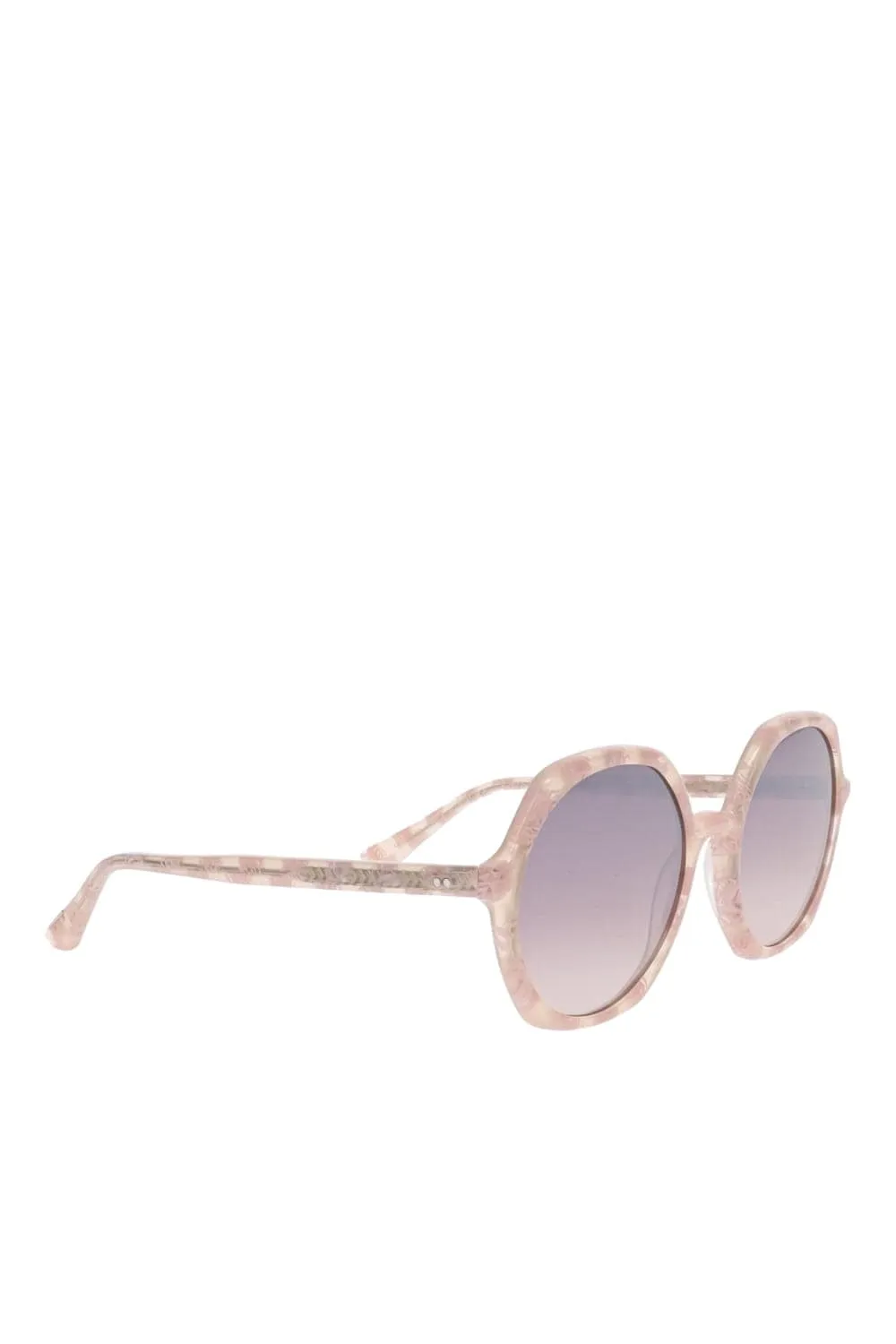 Sophia Plaid Mirrored Sunglasses