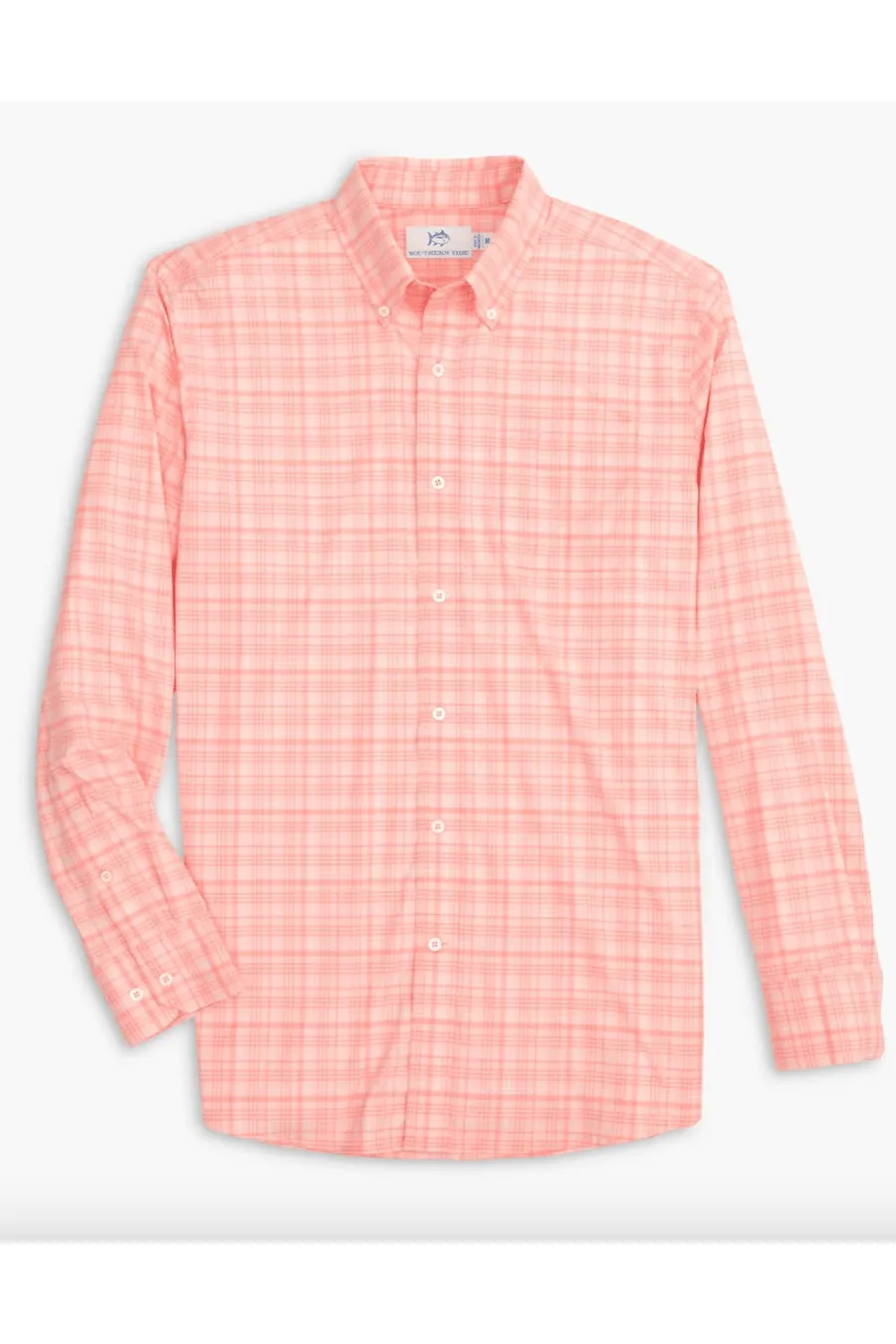 Southern Tide "BRRR" Plaid Performance Sport Shirt