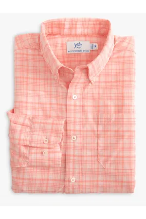 Southern Tide "BRRR" Plaid Performance Sport Shirt