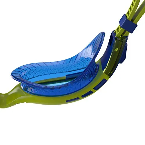 Speedo 811595C585 Futura Biofuse Flexiseal Goggles, Free Size (Green/Blue)