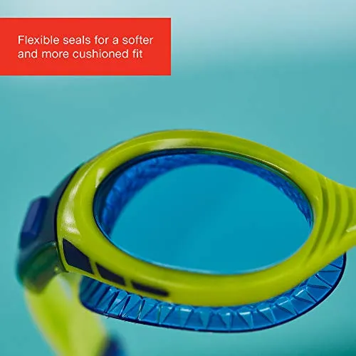 Speedo 811595C585 Futura Biofuse Flexiseal Goggles, Free Size (Green/Blue)