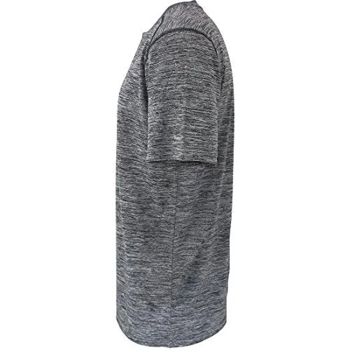 Sports T-Shirts for Men Quick Dry Wicking Workout Athletic Running Training Tee Active Tops Sportswear Light Grey