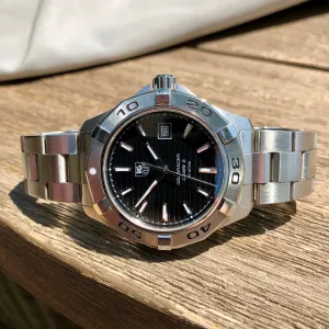 TAG Heuer Aquaracer WAP2010 300M Automatic Calibre 5 Black Box & Papers