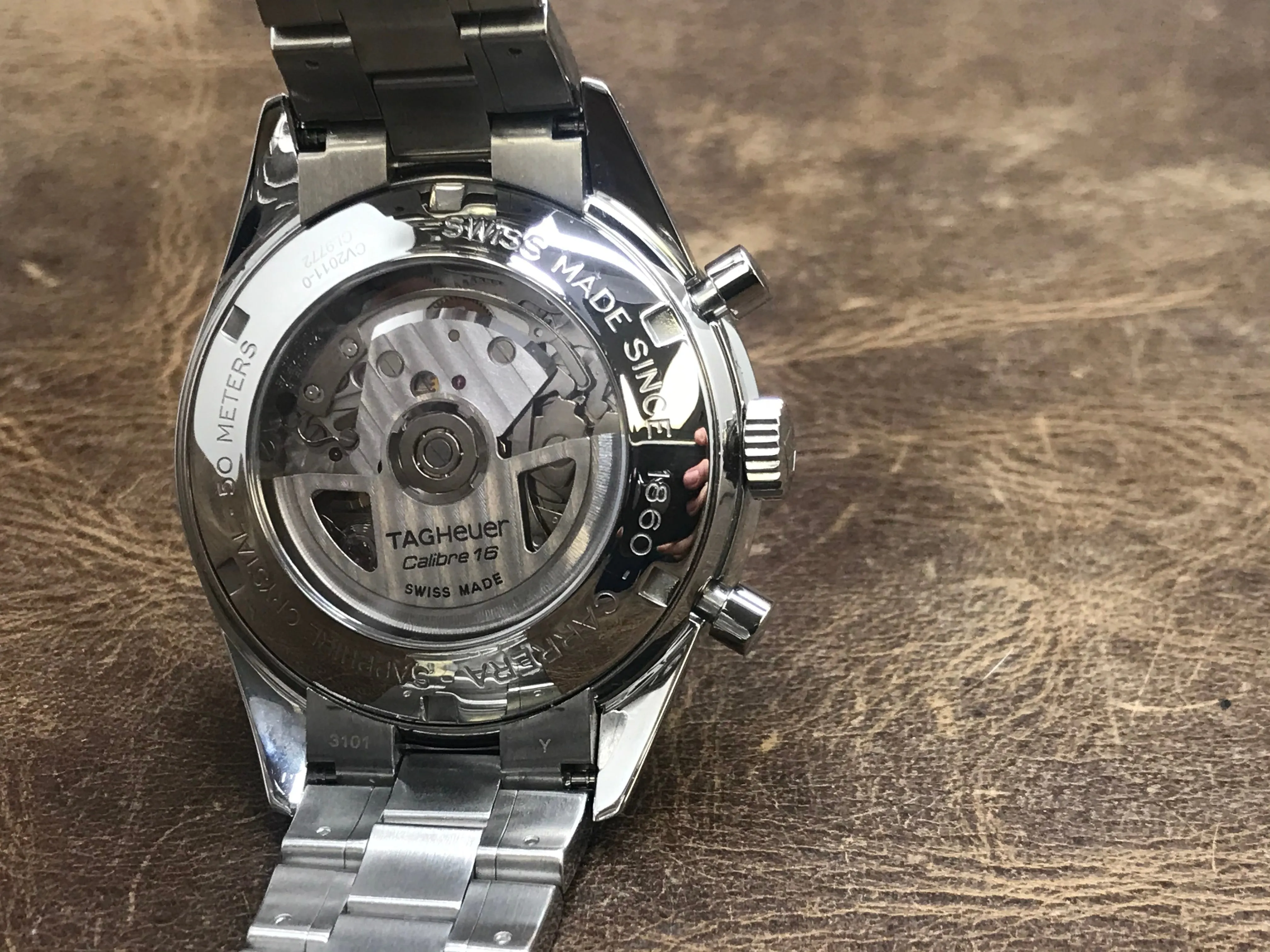 TAG Heuer Carrera CV2011-0 Silver Dial Automatic Men's Watch