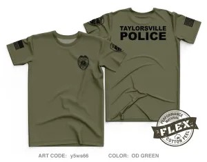 TAYLORSVILLE POLICE DEPT Core Men's SS Flex Performance Tee - y5ws66