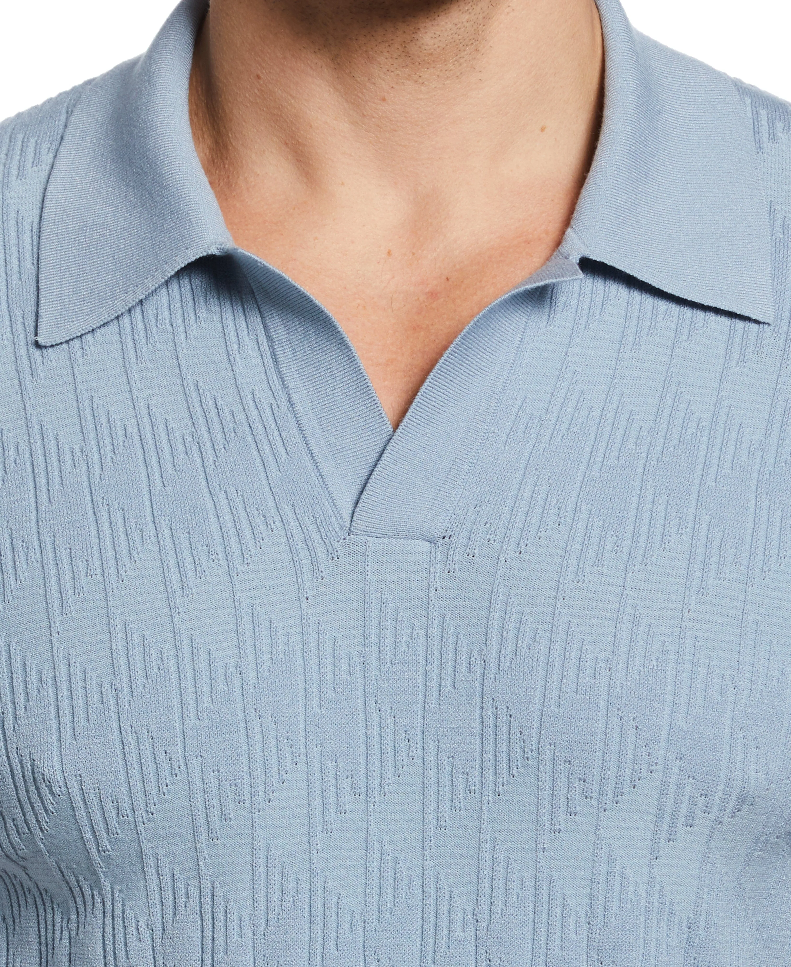 Tech Knit Open Collar Polo