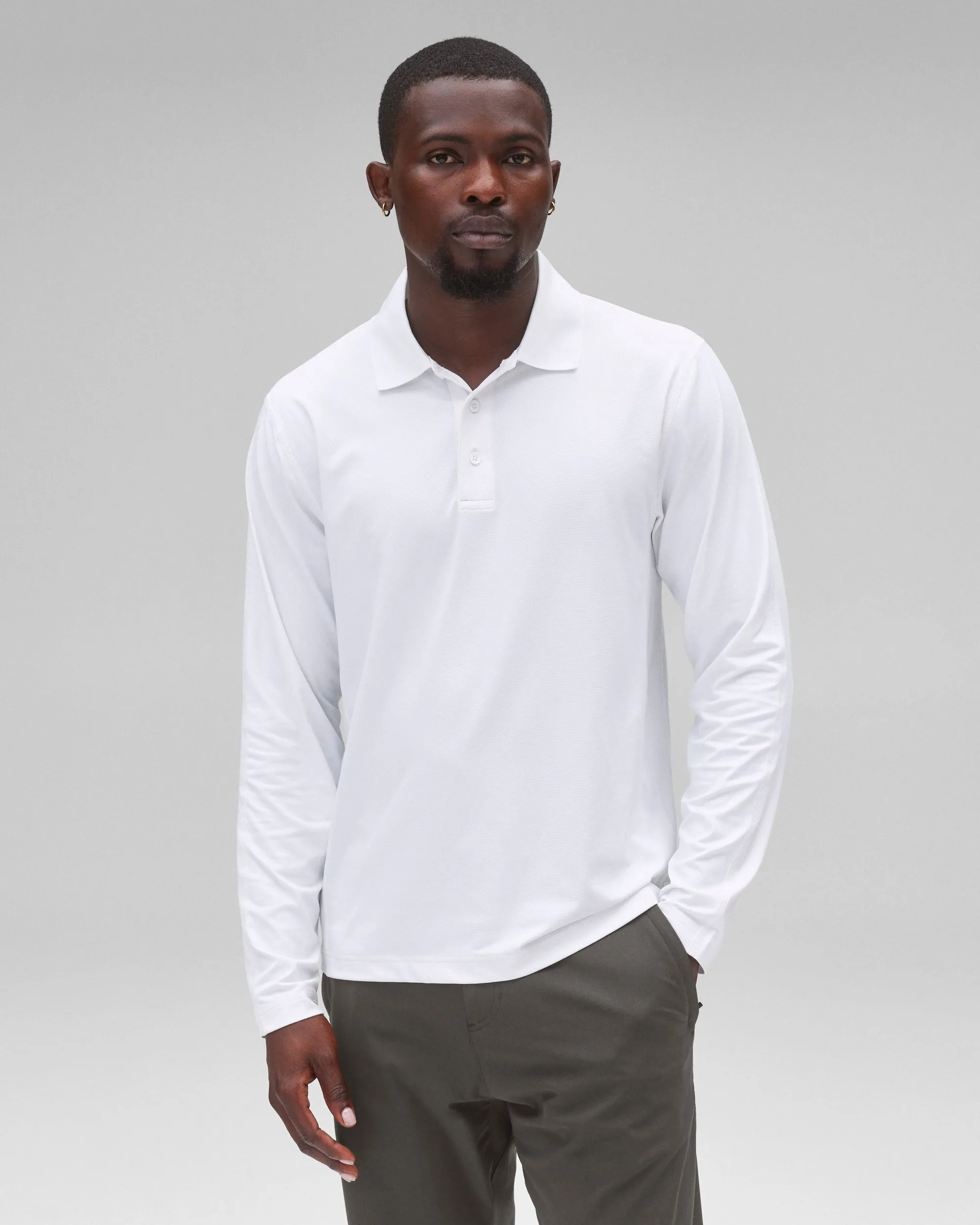 Tech Pique Playoff LS Polo