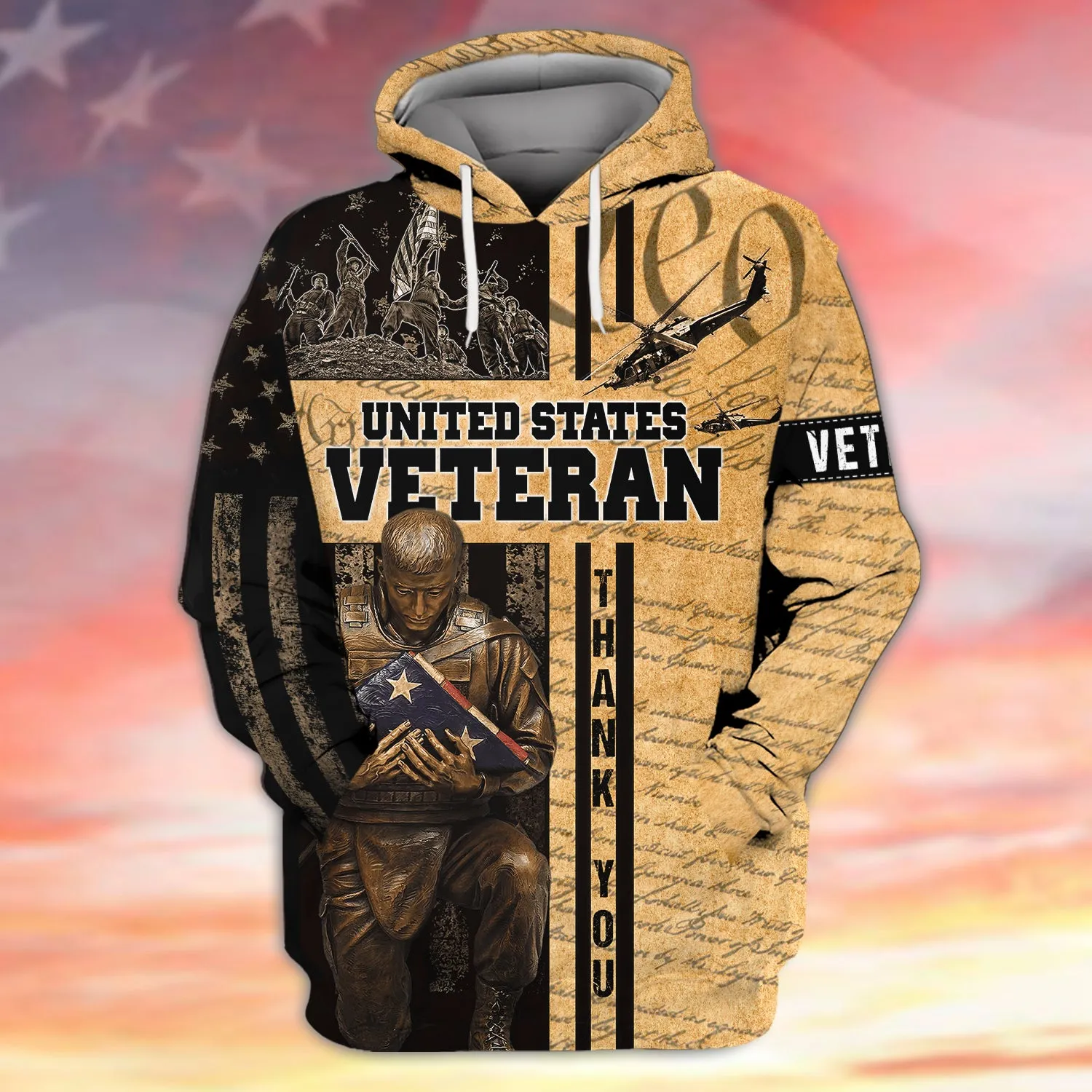 Thank You US Veteran 3D Shirts