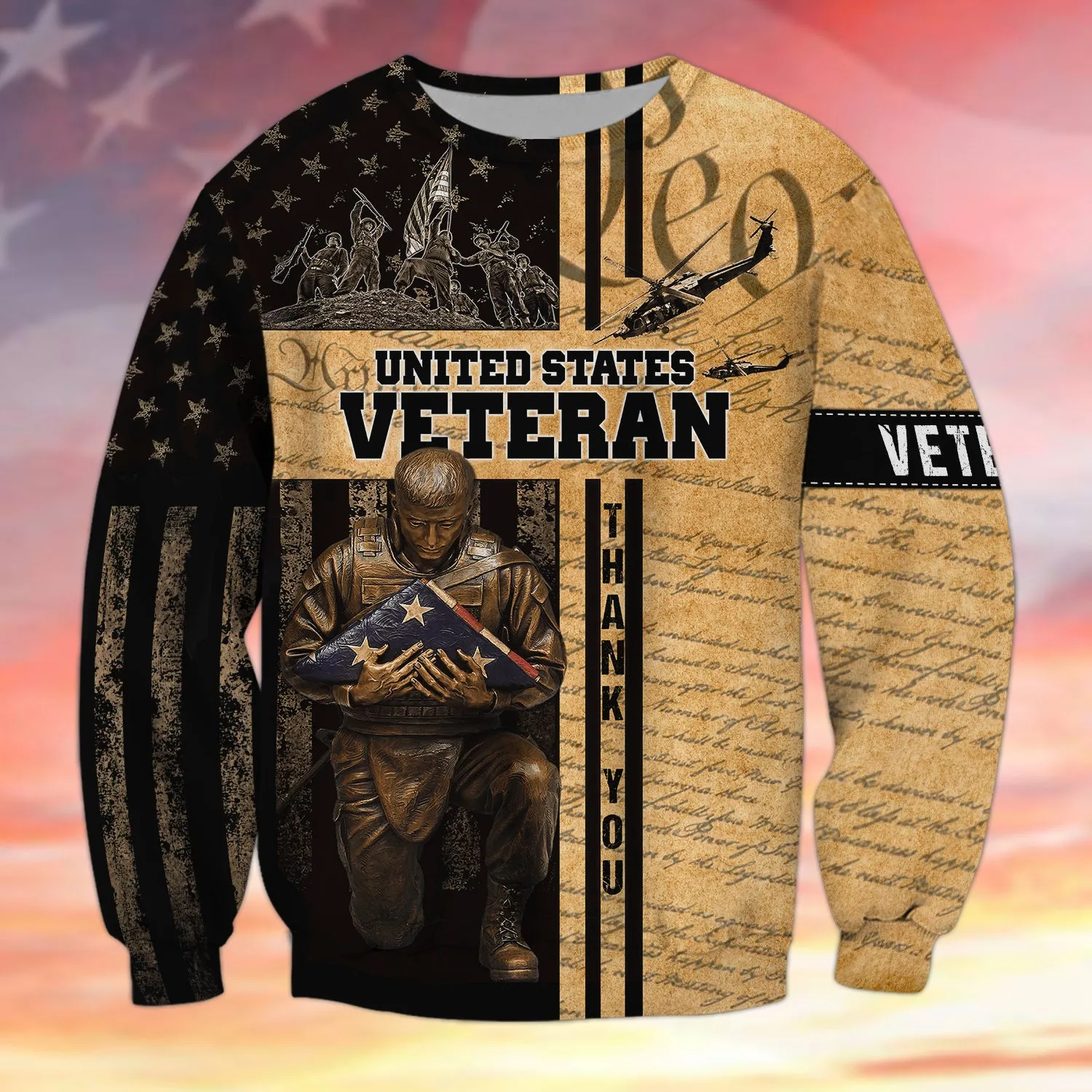 Thank You US Veteran 3D Shirts