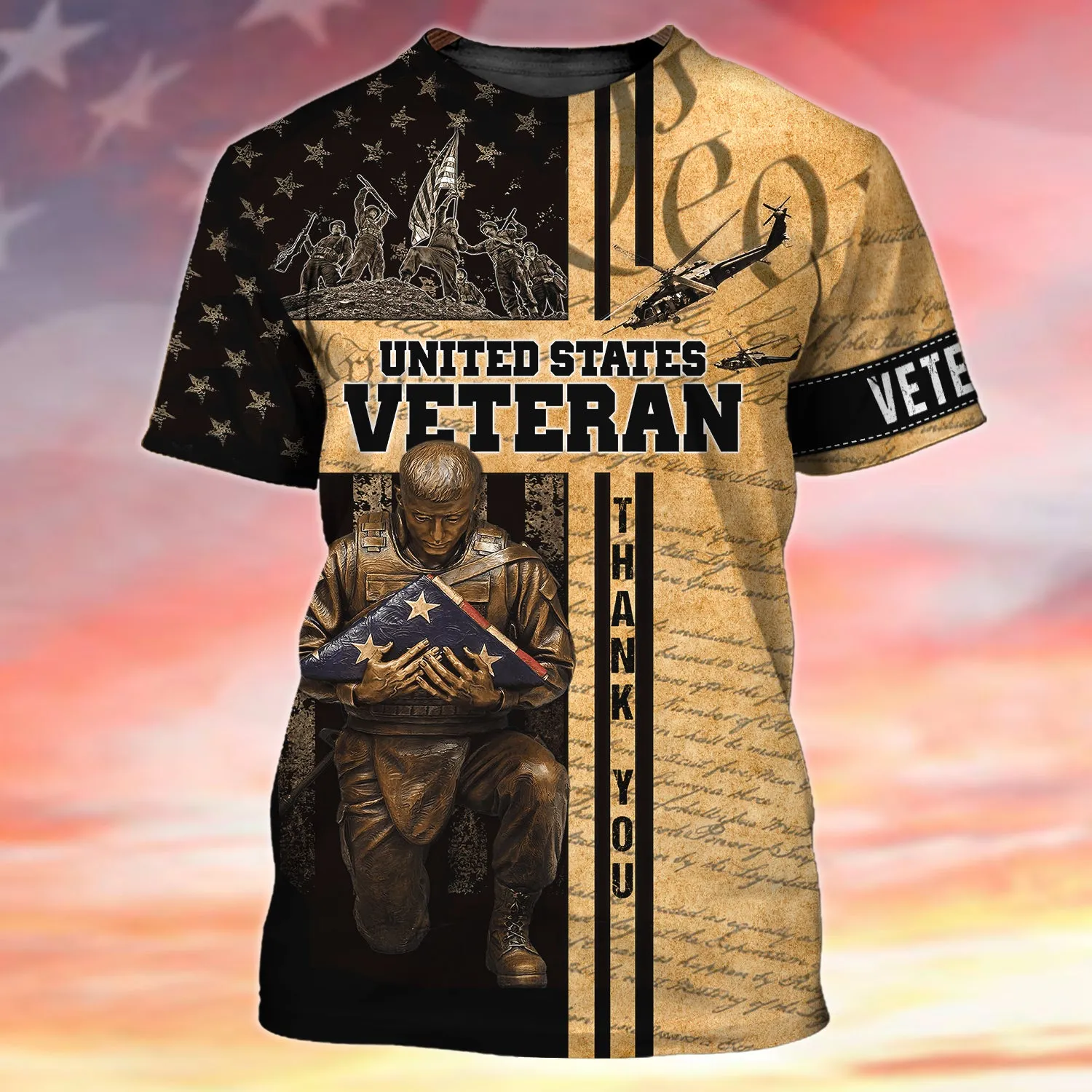 Thank You US Veteran 3D Shirts