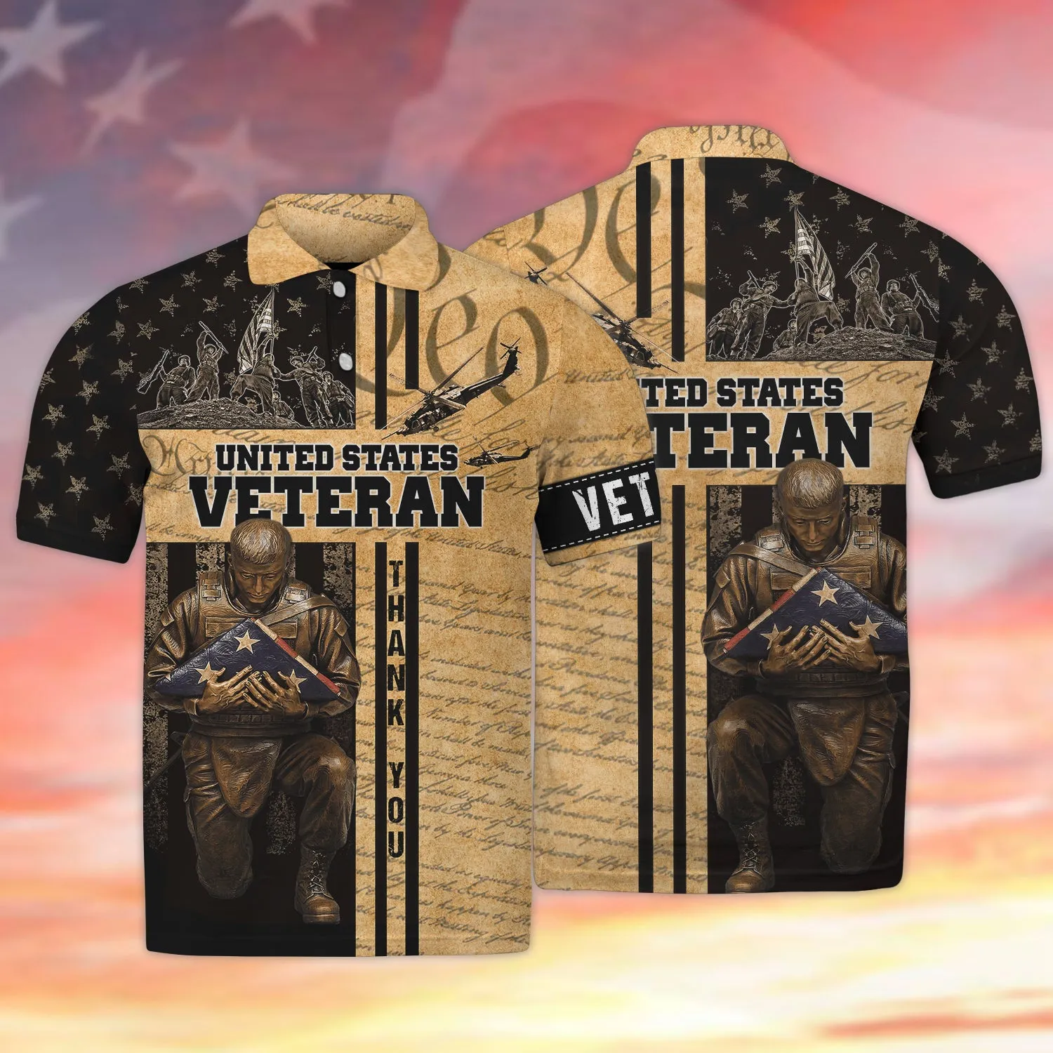 Thank You US Veteran 3D Shirts
