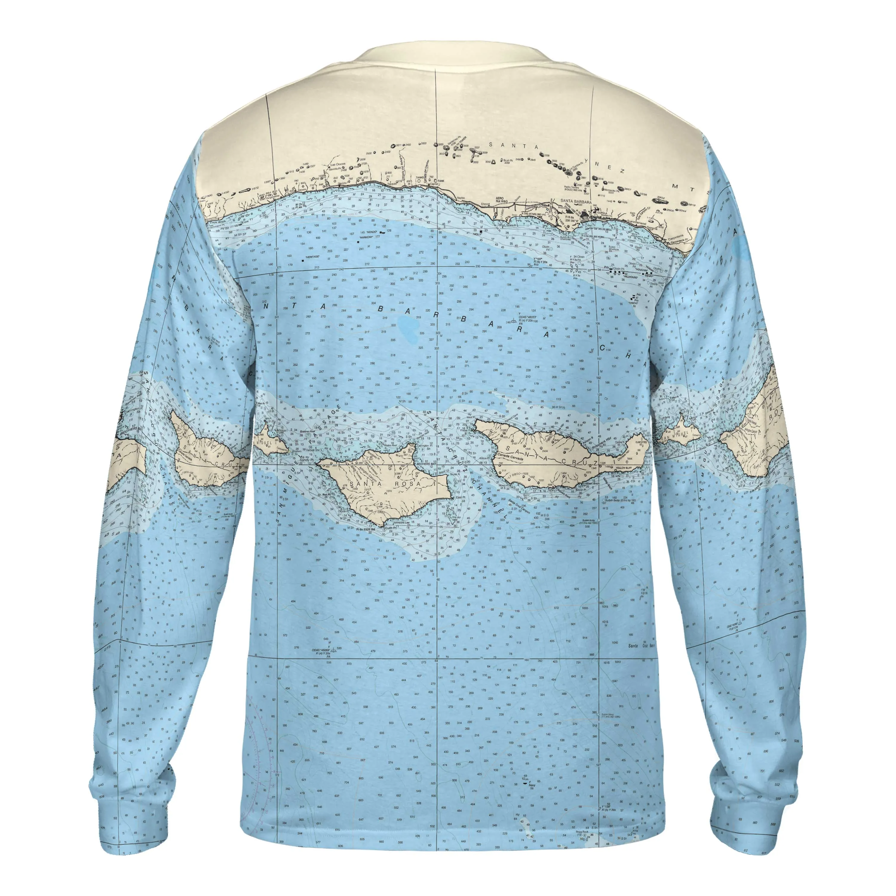 The Channel Islands Blue Long Sleeve Tee