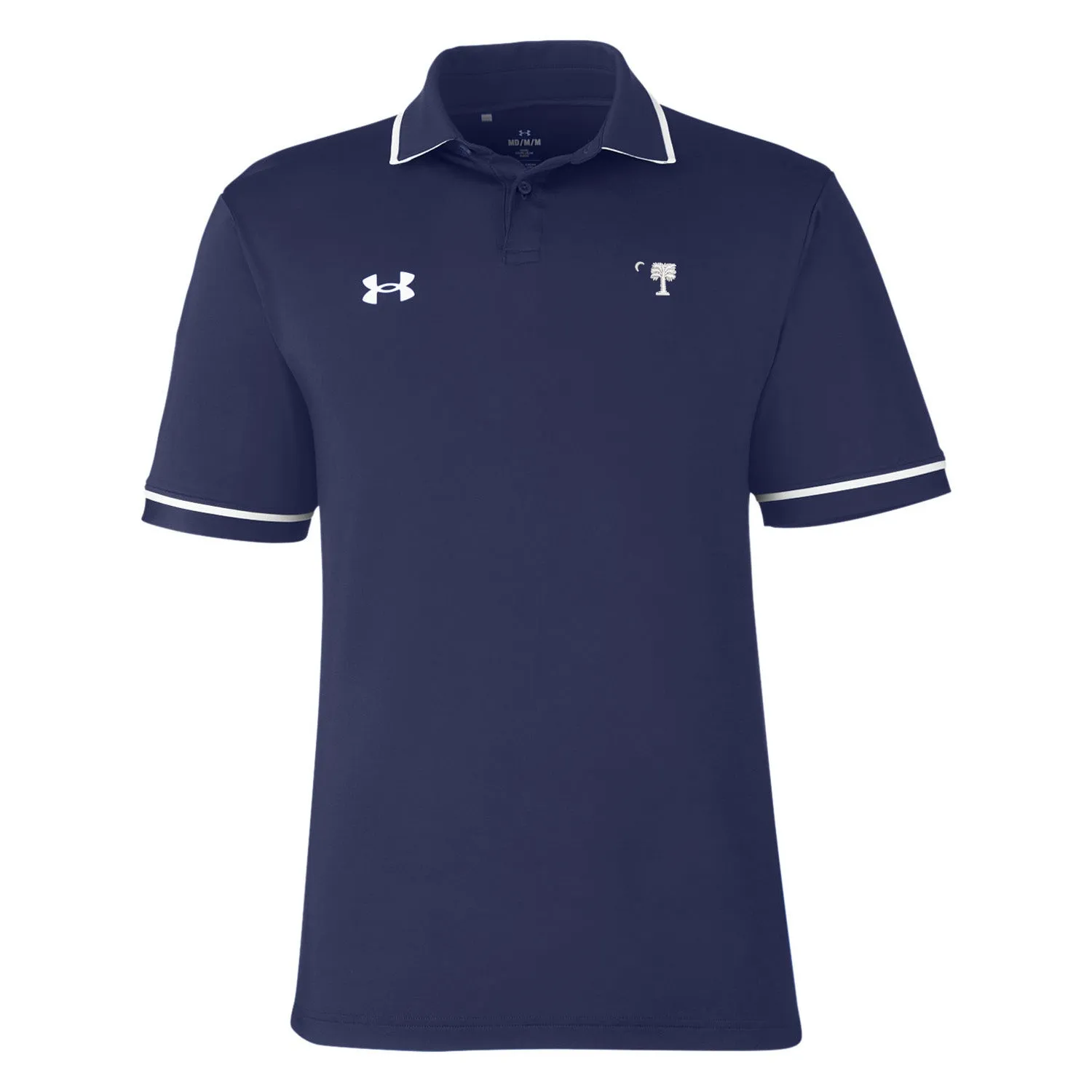 The Citadel, Big Red logo, Under Armour Men's Tipped Teams Performance Polo