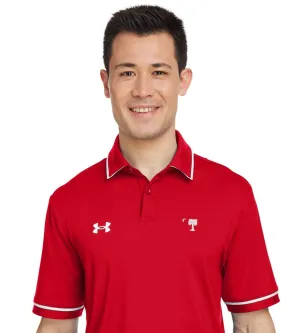 The Citadel, Big Red logo, Under Armour Men's Tipped Teams Performance Polo
