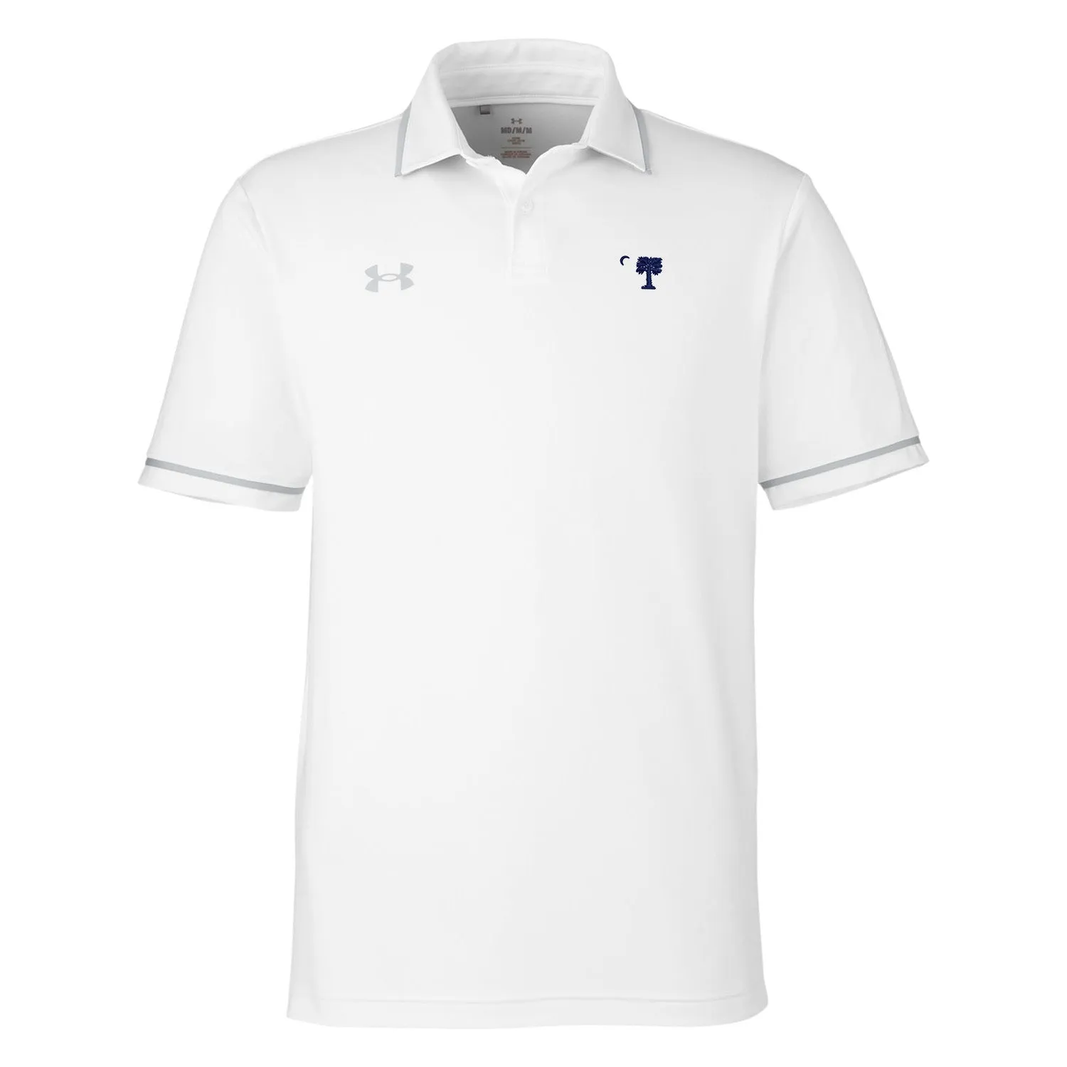 The Citadel, Big Red logo, Under Armour Men's Tipped Teams Performance Polo