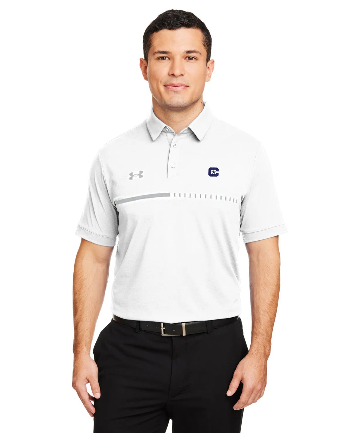 The Citadel C Under Armour Men's Title Polo