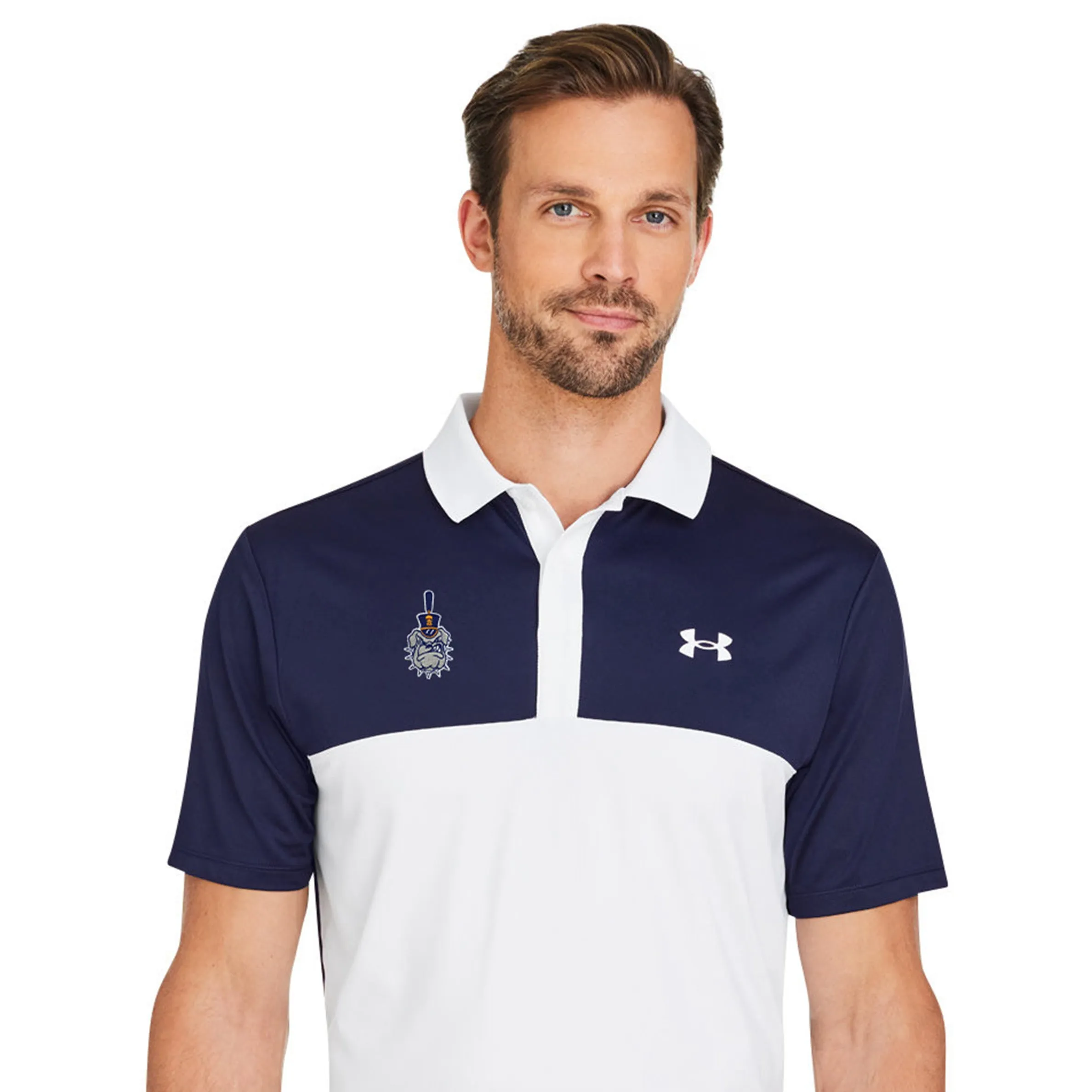 The Citadel, Spike Logo, Under Armour Men's Performance 3.0 Colorblock Polo