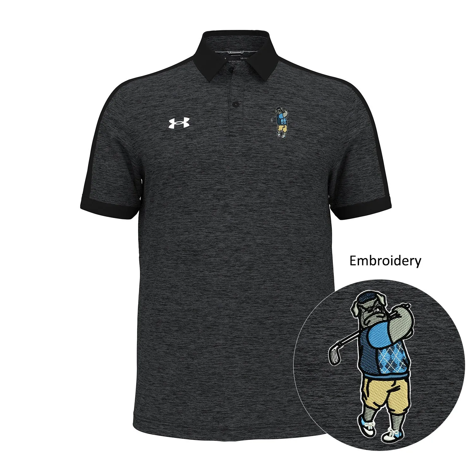 The Citadel, Spike the Golfer, Under Armour Men's Trophy Level Polo