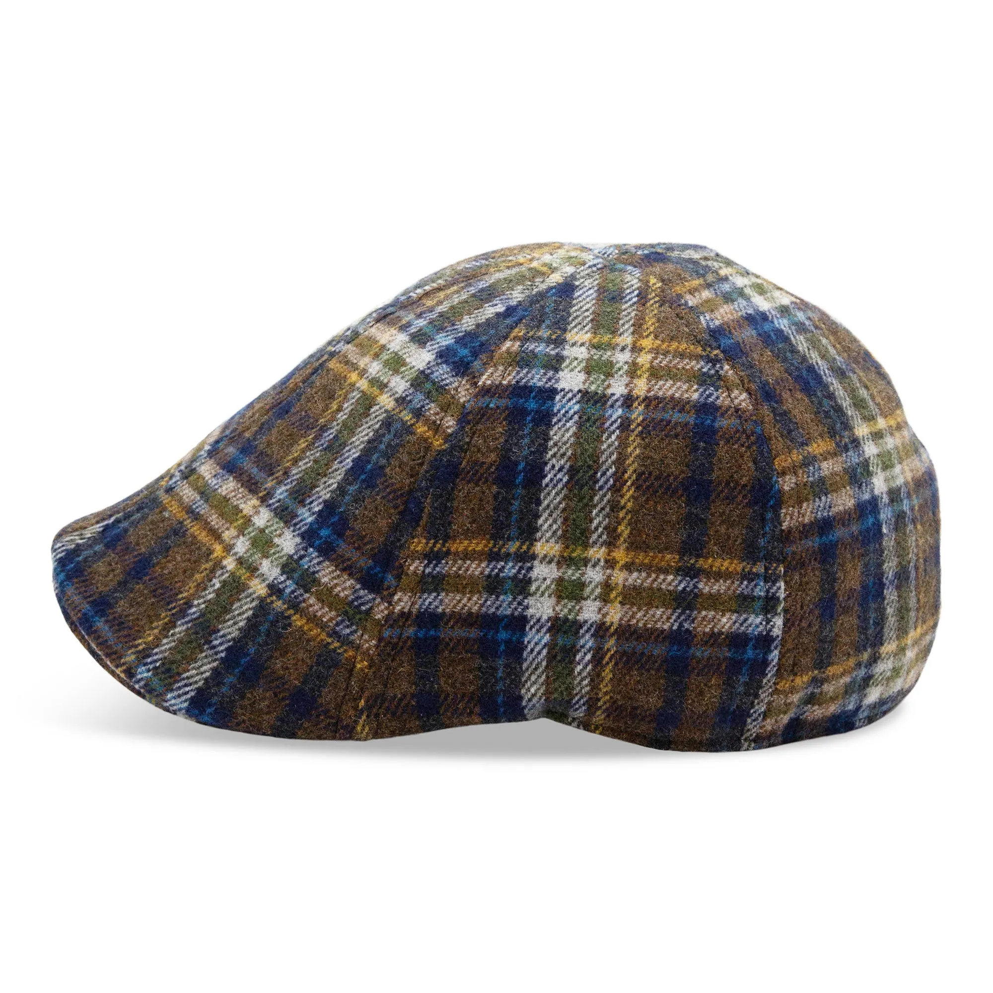 The Underdog Boston Scally Cap - Unwavering Blue Plaid