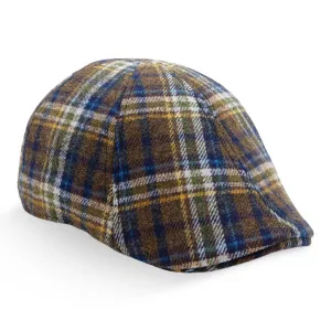 The Underdog Boston Scally Cap - Unwavering Blue Plaid