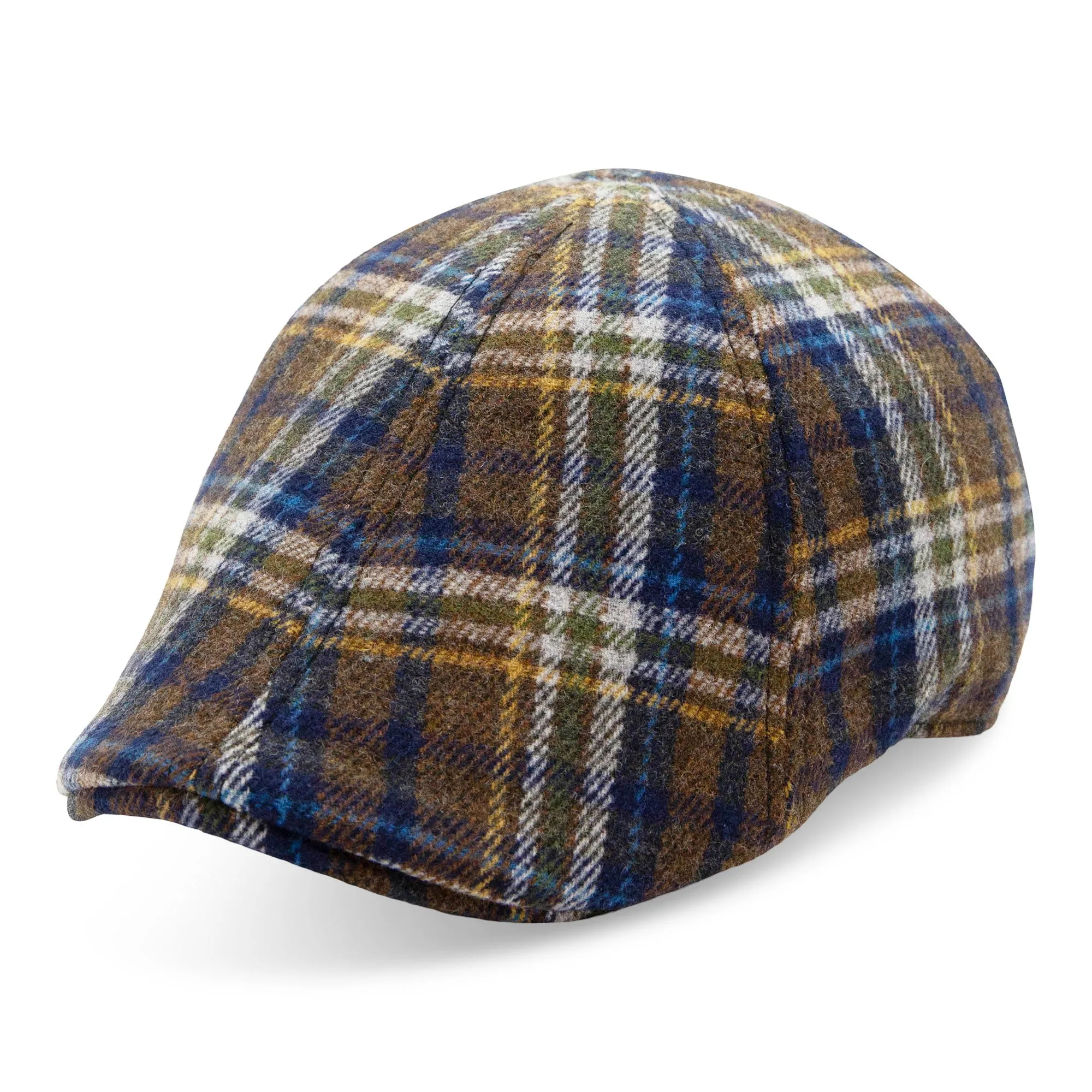 The Underdog Boston Scally Cap - Unwavering Blue Plaid