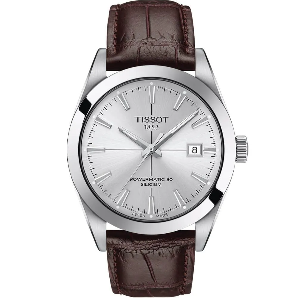 Tissot Gentleman Powermatic 80 Silicium Automatic Men's Watch T1274071603101