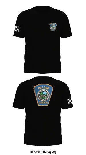 Tolland Police Department  Store 1 Core Men's SS Performance Tee - DkbgWJ