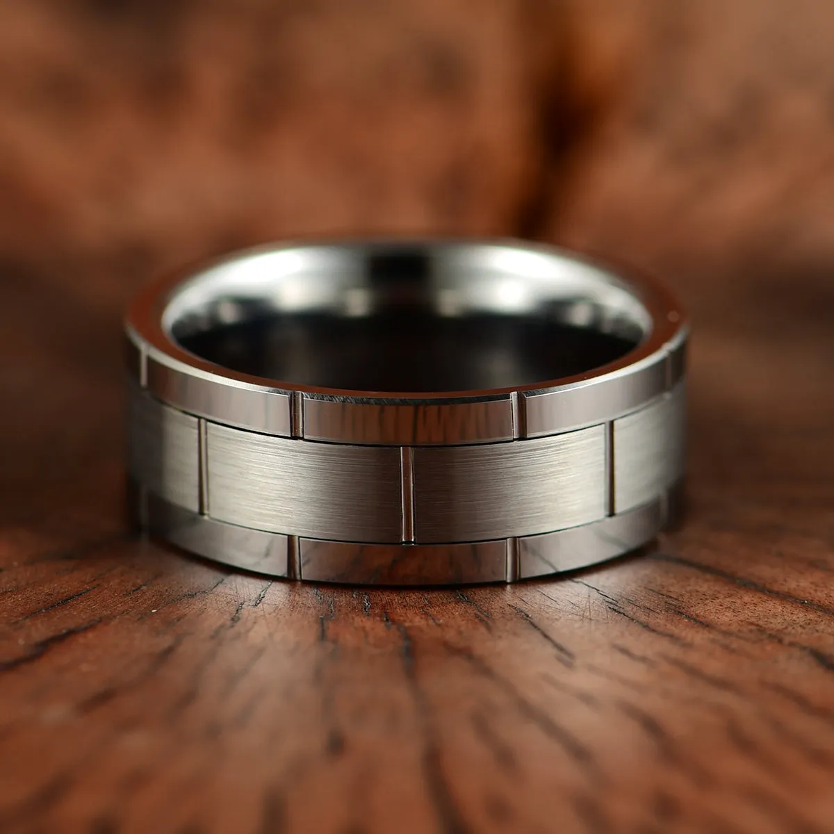 Tungsten Men's Wedding Band 8MM