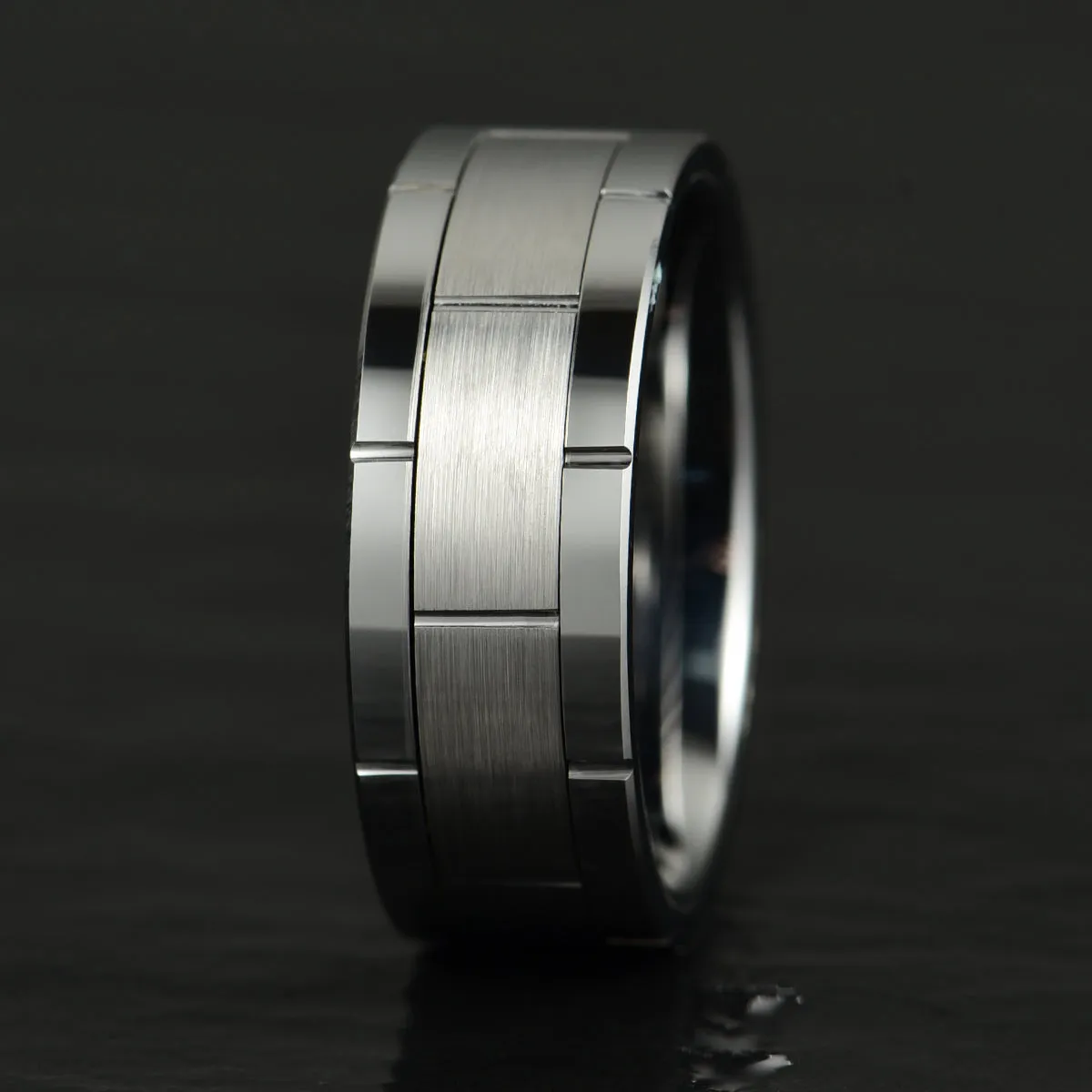 Tungsten Men's Wedding Band 8MM