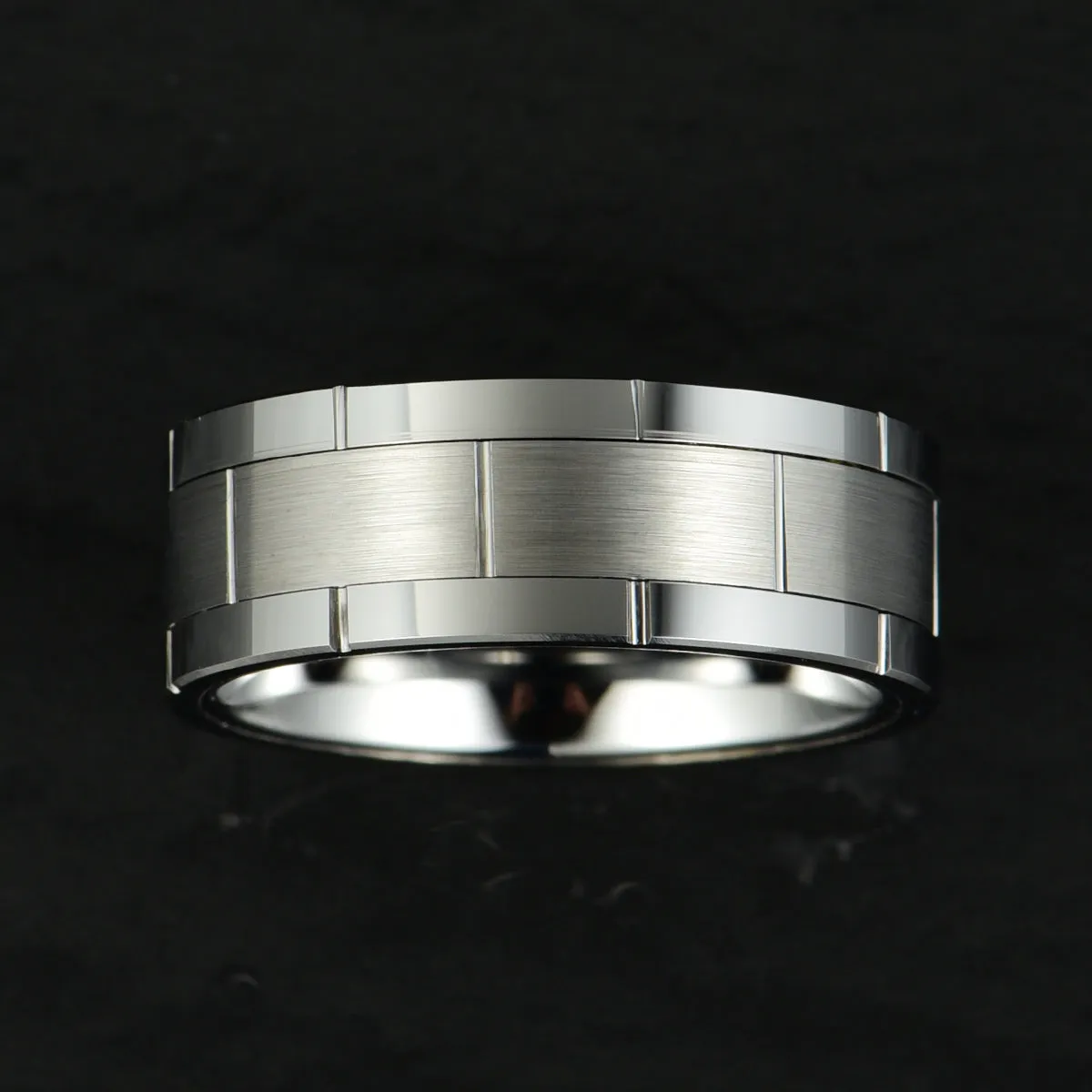 Tungsten Men's Wedding Band 8MM