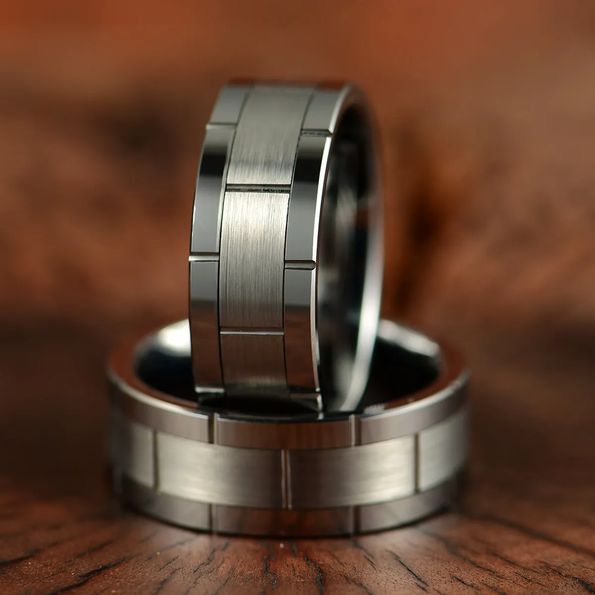 Tungsten Men's Wedding Band 8MM