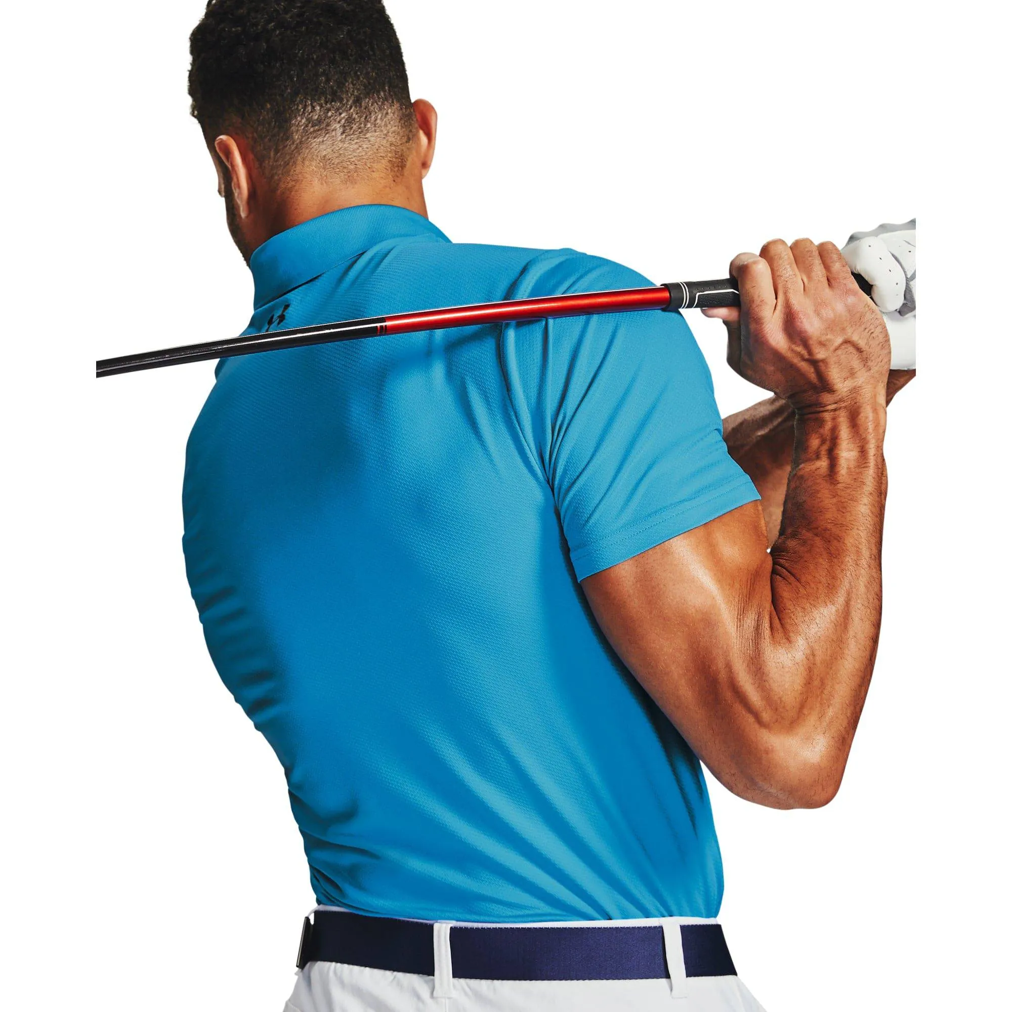 Under Armour Mens Performance Polo	 - LECTRIC BLUE/PITCH GRAY