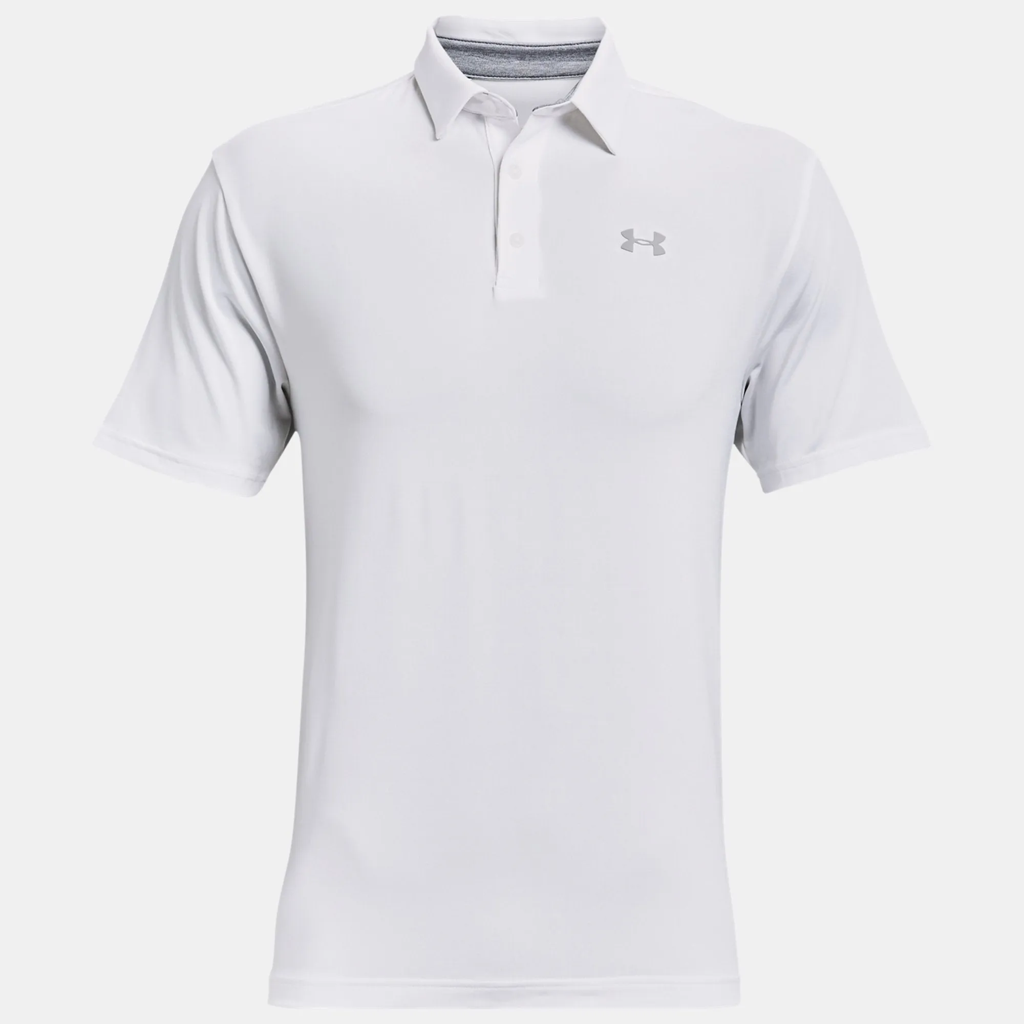 Under Armour Mens Playoff Golf Polo 2.0 - WHITE/MOD GRAY