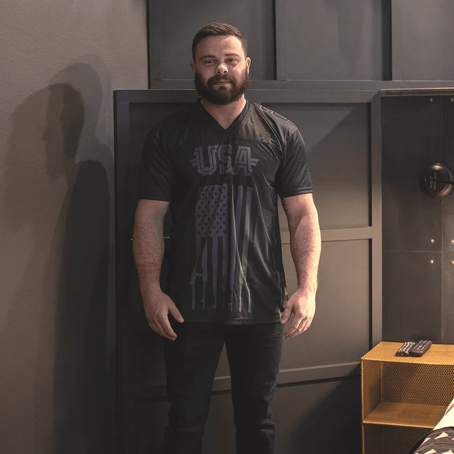 USA 2/A FOOTBALL JERSEY BLACKOUT EDITION