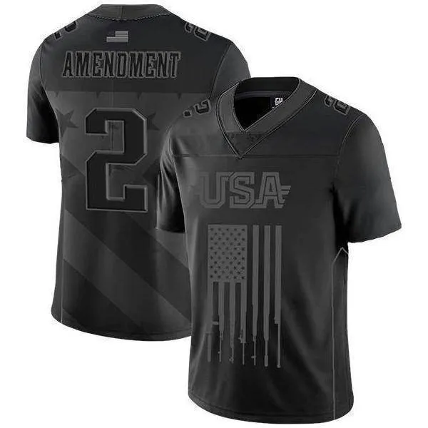 USA 2/A FOOTBALL JERSEY BLACKOUT EDITION